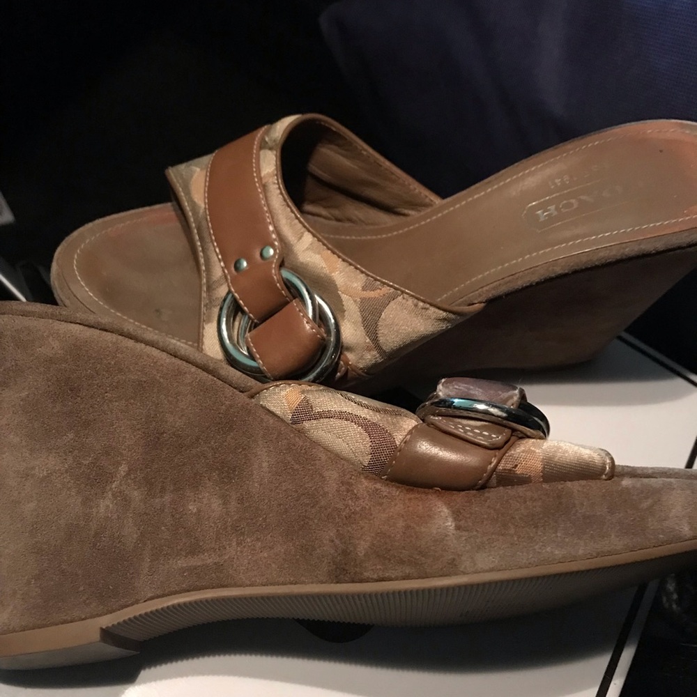 Coach wedges size 7.  Make an offer.